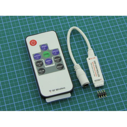 Mini Rf Rgb Remote Control Code RF Mini RGB Controller