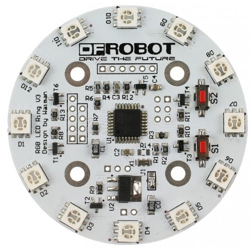 Ring Led Arduino Shield Rainbow LED Ring V3 (Arduino Compatible)