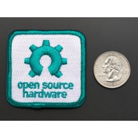 Open source hardware - Skill badge, iron-on patch