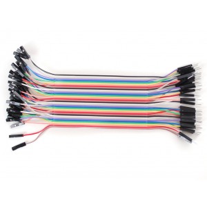 Female/Male Jumper Wires - 40 x 200mm